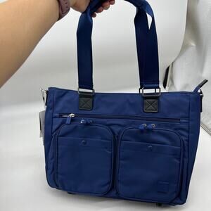 IHKWIP Cargo Catchall Tote with Two Crossbody Straps French Navy